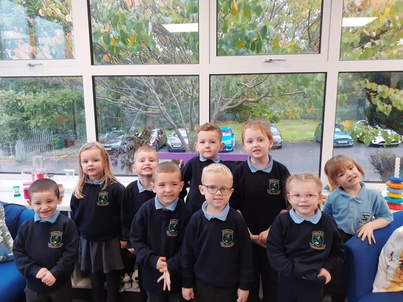 Primary 1 pupils from Ashlea Primary School.