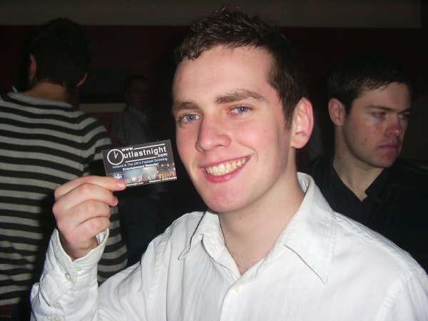 Revellers on a night out in Cafe Roc and Earth in December, 2005.