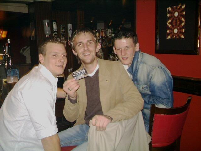 Revellers enjoying a night out in Sugar nightclub in late October, 2005.