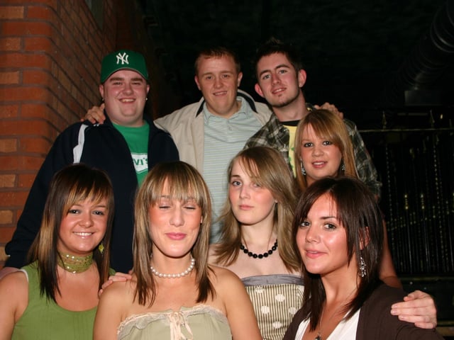 Jessica Jackson pictured with a group of friends at the party in the Village Inn 8460dd : .