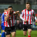 Hat-trick hero Pat Hoban.
