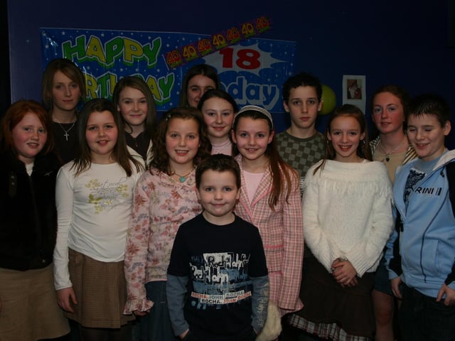 Ciaran Taggart's 40th birthday.
