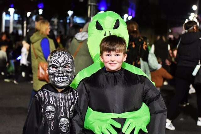 Fantastic costumes at the 2024 Halloween festivities.  Photo: George Sweeney