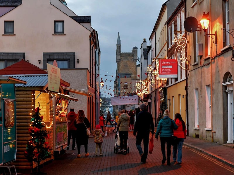 Christmas lights in Derry. Photo:George Sweeney