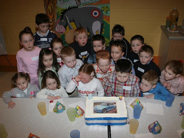 Parties and celebrations in March 2005: Callum Porter.