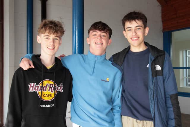 Matthew, Lewis and Ronin delighted with their achievements on GCSE Results Day