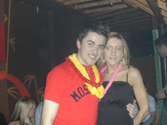 A night out in Derry in January 2004.