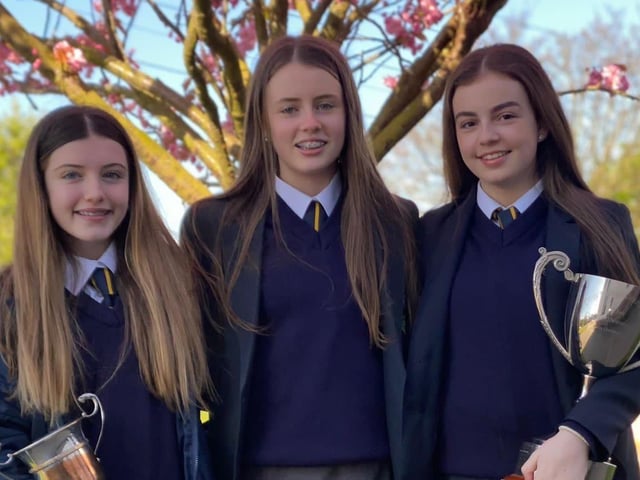 The school us celebrating the winning success of Eden Breslin, Olivia O'Doherty and Sophie Gillespie, all Cathy Hegarty School of Dance. Crana College are very proud of these very talented dancers.