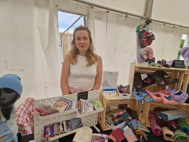 Leona Harkin of Elsie Tweed, pictured at the Inishowen Vintage Show.