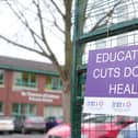 Education workers will be joined by health workers at a rally in Derry on Tuesday.