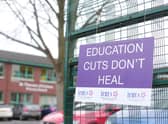Education workers will be joined by health workers at a rally in Derry on Tuesday.