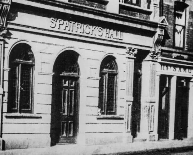 The location of the first Board meeting, St Patrick's Hall, Spencer Road