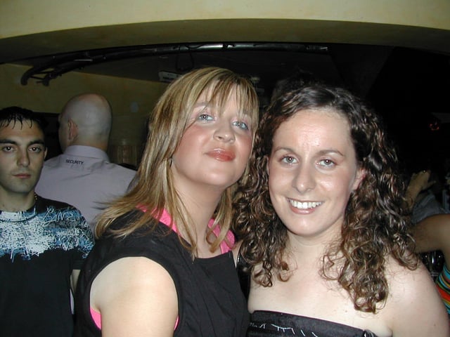 A night out in Earth Nightclub in September 2003