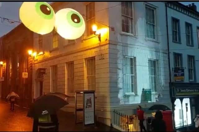 An installation in Derry for Halloween.