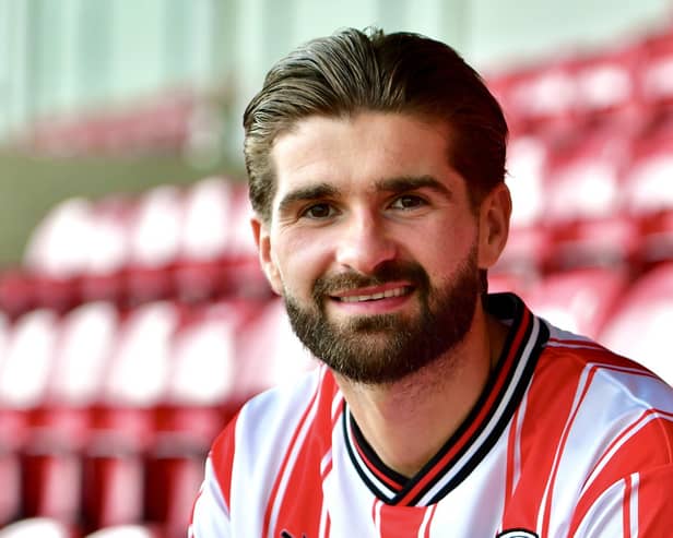 New Derry City signing Brandon Fleming. Photo by Kevin Morrison.