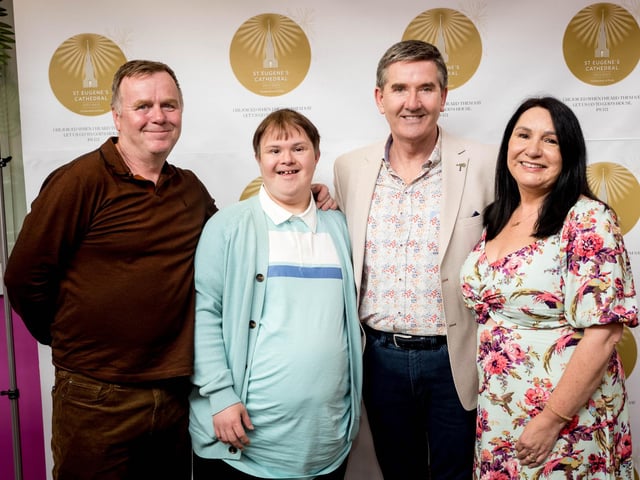 Daniel pictured with guests. Pictures: Stephen Latimer.
