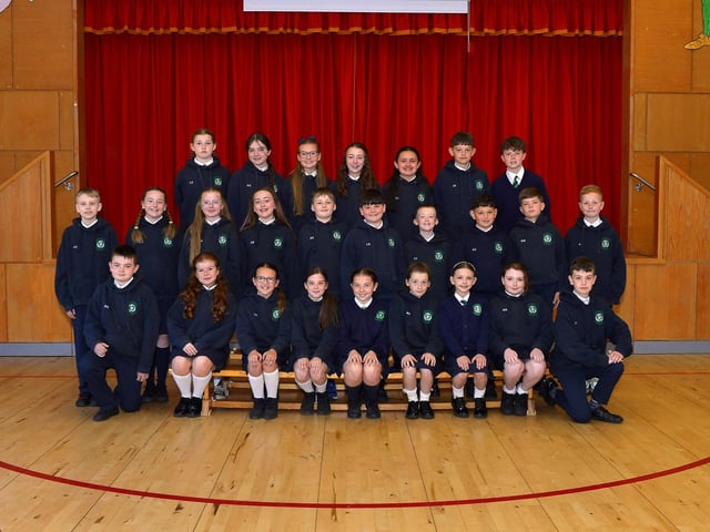 Miss McConnell’s P 7 class at St Patrick’s Primary School.