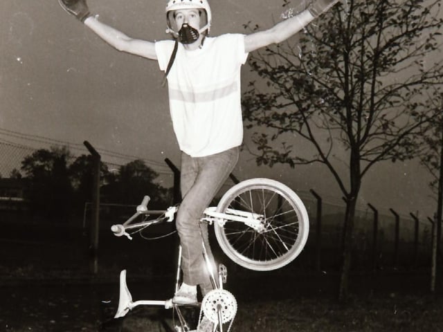 BMX bikers at Templemore Sports Complex.