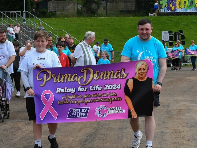 Forty teams, fundraising in the fight to beat cancer, participated in the 24 hour Legenderry Relay for Life at St Columba’s Park on Saturday. Photo: George Sweeney.
