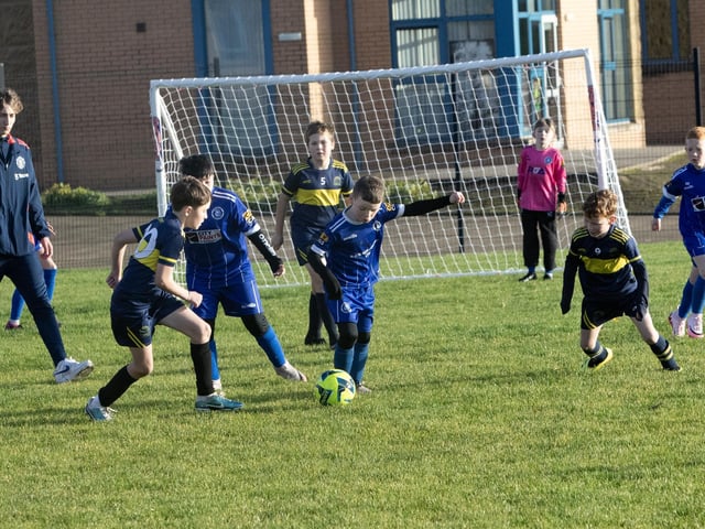 Action from Saturday's 2015s Sean O'Kane Memorial Cup between Don Boscos and Trojans at St. Joseph's Boys School.