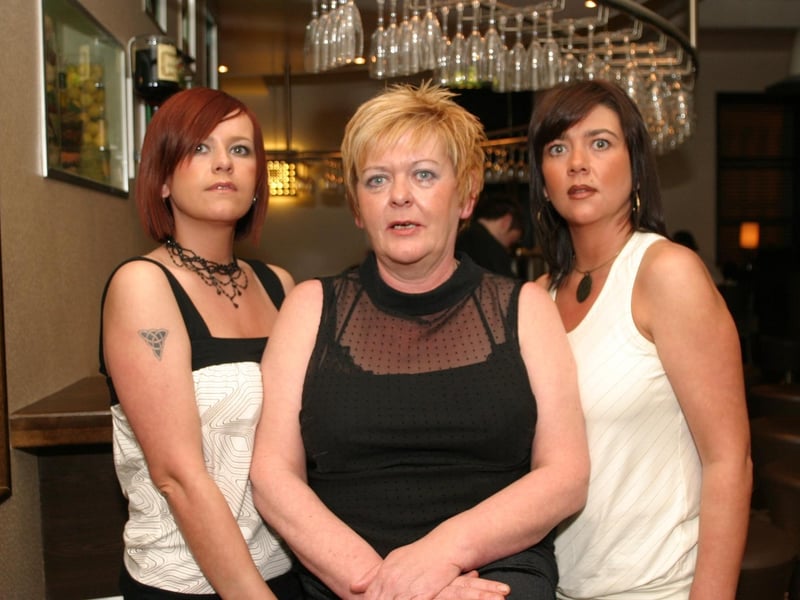 Party celebrations back in 2004: Cathy Doherty.