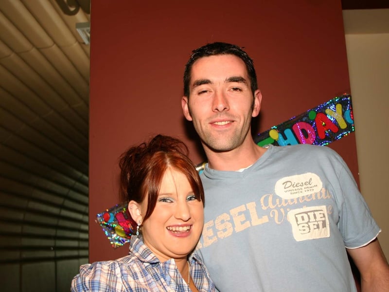 Shauna and Brother in law Tony Love at the party.3978/dd : .