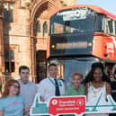 The Mayor of Derry City and Strabane District Council has hosted the final Our Guildhall, Our Space night at the weekend in association with Translink . During the event young people had the opportunity to create some unique artwork as part of the  Brand a Bus competition which  is open to children in Northern Ireland aged 14 and under.  Picture Martin McKeown. 17.05.25