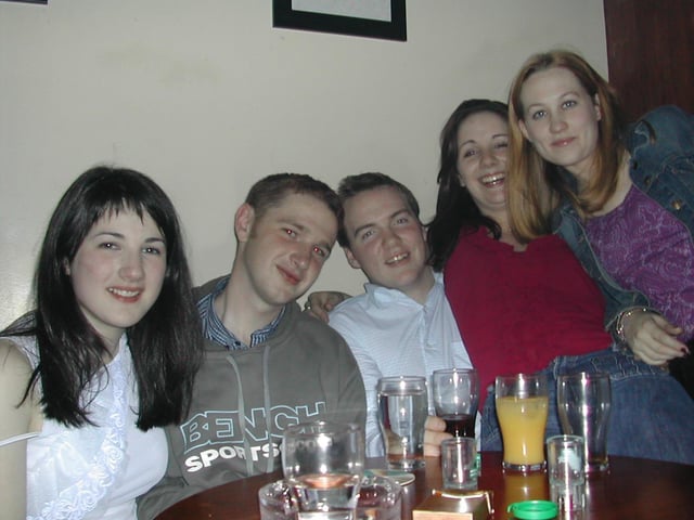 Counting down from 10 at a New Year's Eve party in Sugar nightclub, back in 2001.