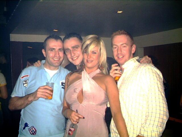 Revellers enjoying a night out in Sugar nightclub in late October, 2005.