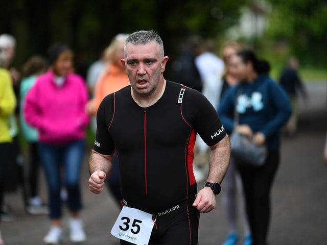 Stephen Duffy, Northwest Triathlon Club. Photo: George Sweeney