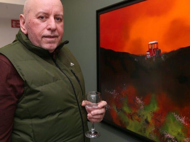 Peadar McDaid (Painting) – A celebrated Celtic artist and arts facilitator known for his intricate work.