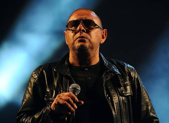 NEWPORT, UNITED KINGDOM - JUNE 13: Shaun Ryder of the Happy Mondays performs on day 1 of the Isle of Wight Festival at Seaclose Park on June 13, 2013 in Newport, Isle of Wight. (Photo by Rob Harrison/Getty Images)