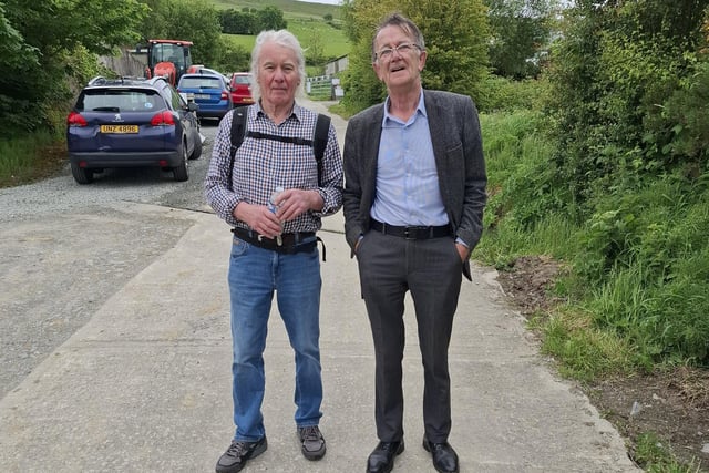 Tony McAuley and Brian Downey.