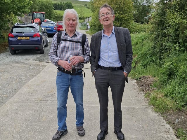 Tony McAuley and Brian Downey.