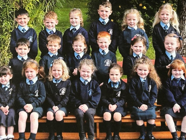 Pupils from Scoil.Naomh Fionan.