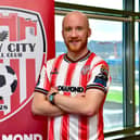 Liam Boyce can't wait for a new challenge at Derry City. Photographs by Kevin Morrison
