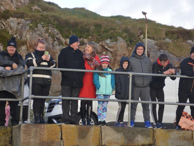 Malin Head Community Christmas Day Swim at Portmor Beach.