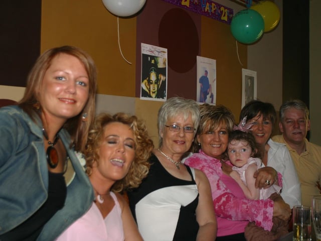 Parties and celebrations in July 2004: Jacqueline Doherty.