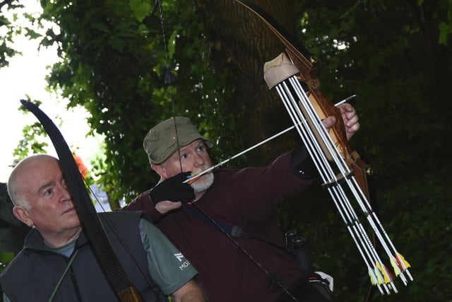Doc Smith and Tommy Smyth pictured during Saturday's event.