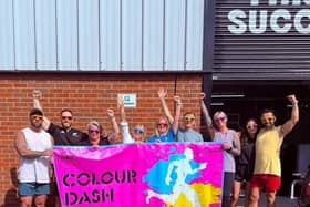 ARC Fitness members getting ready for the '3k Colour Dash'