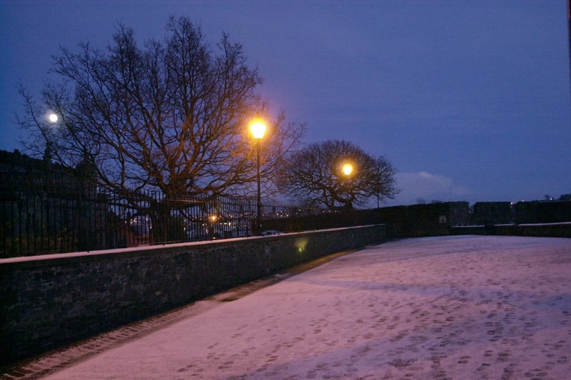 Derry in the snow in the early 2000s.