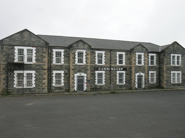The former British Army military barracks at Ebrington in September 2005 shortly after it was transferred to the Executive.