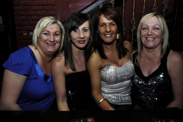 Donna Harrigan, Paula Doherty, Jackie Nash and Cathy McLaughlin pictured out at the Strand Bar.1011PGILL02                                