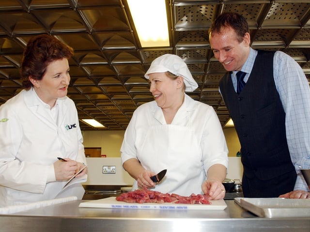 Cooking up a storm in 2003.