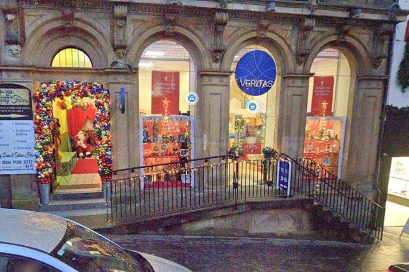 The Veritas store in Shipquay Street.