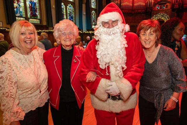 The Guildhall was the setting as the Mayor Councillor Lilian Seenoi-Barr hosted a festive tea dance. Picture Martin McKeown. 11.12.24 : .