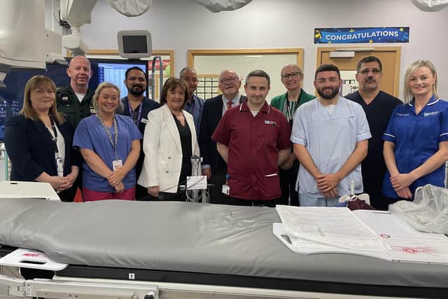 Cardiology Team at Altnagelvin celebrating the 10th Anniversary of the PPCI service saving and treated thousands of heart attack patients.