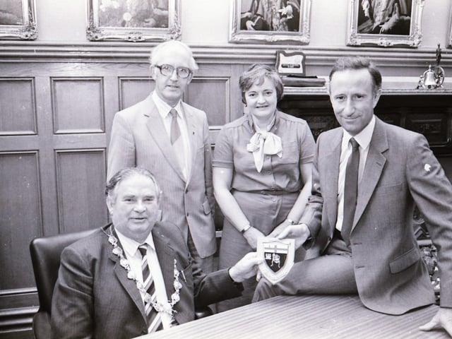ROSPA director with the Mayor at the Guildhall.