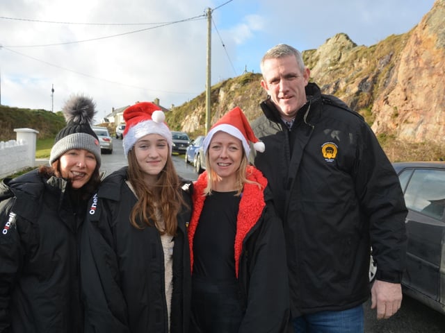 Malin Head Community Christmas Day Swim at Portmor Beach.