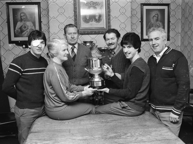 AOH Con McLaughlin Trophy presentation by Anna McLaughlin.